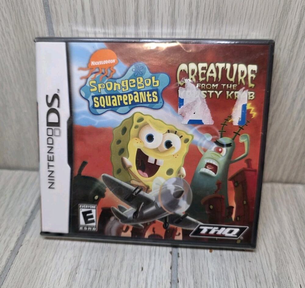 Nintendo DS SpongeBob SquarePants The Creature from the Krusty Krab 1893 SP